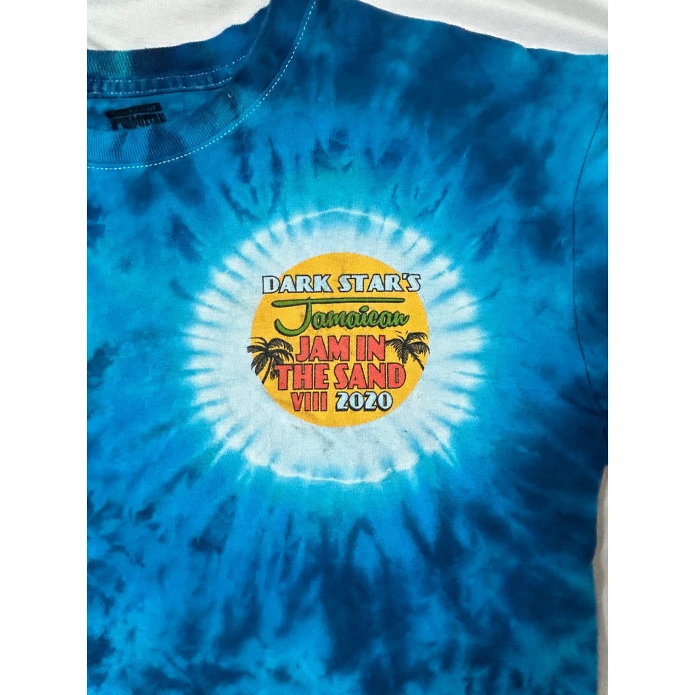 Dark Star Orchestra Jamaican Jam In The Sand VIII 2020 Tie Dye Grateful Dead Med - Picture 4 of 11